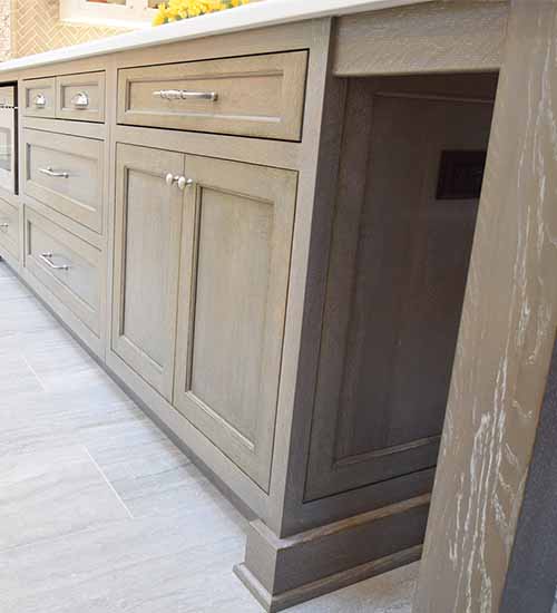 Ultima Inset Cabinet Doors and Island Legs